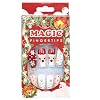 Olbye Extra Long Press on Nails Christmas Coffin Fake Nails with Designs Red False Nails Snowflake Glitter Acrylic Nails Santa Claus Holiday Nails Ballerina Xmas Nails Glue on Glossy Artificial Full Cover False Nail Christmas Nail Accessories for Women and Girls 24Pcs (Xmas-Glossy Santa Claus)