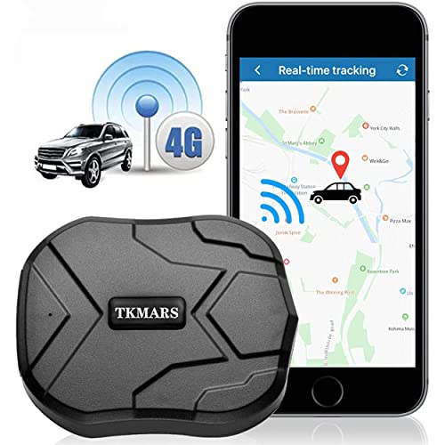 Traceur GPS 4G Voiture avec Micro Antivol Aimant Surveillance en Temps Réel Positionnement Précis 5000 mAh Tracker GPS Étanche APP sans Abonnement TK905 SA