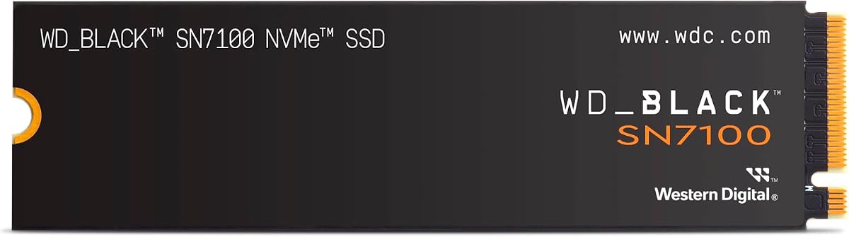 Internal SSD 4TB WD Black SN7100 (Read Up to 7,250MB/sec) M.2-2280 NVMe WDS400T4X0E-EC