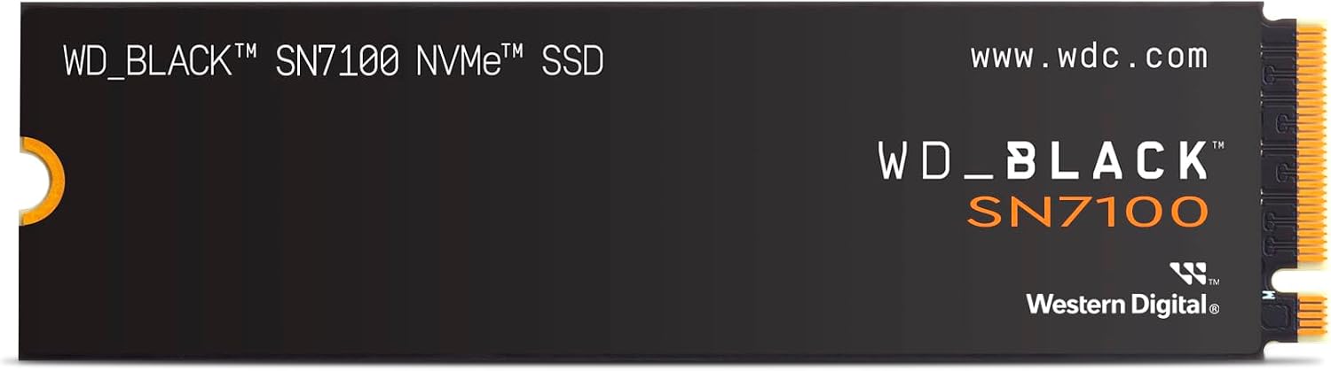 Internal SSD 4TB WD Black SN7100 (Read Up to 7,250MB/sec) M.2-2280 NVMe WDS400T4X0E-EC