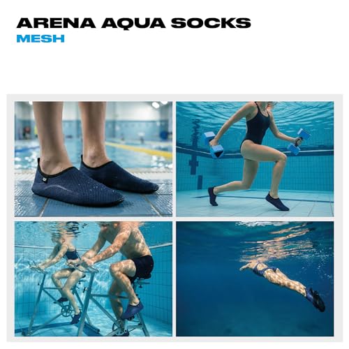 arena Unisex-Wassersocken mit Honigwabenmuster, Damen- und Herren-Badesocken, Schwimmsocken für Schnorcheln und Aquagym Damen/Herren… – Ansicht 2