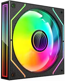 Cooler Fan para Gabinete C3Tech Gaming F9-L310BKRGB, 12 cm, Preto, Iluminação LED ARGB e Conector ARGB 6 pinos