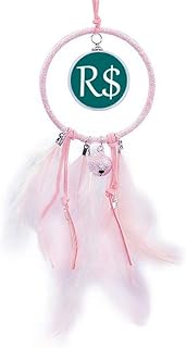 OFFbb-USA Brazil Currency Symbol Real BRL Dream Catcher Small Bell Bedroom Decor