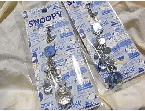 Amazon Co Jp Snoopy スヌーピー キラキラビーズの携帯ストラップ2本セット 家電 カメラ