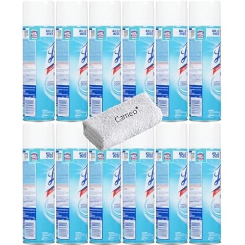 Disinfectant Spray, Crisp Scent, 19 oz (Pack of 12) Cover