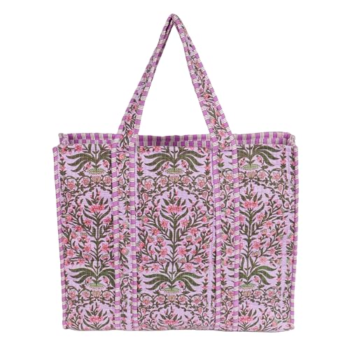 Image of Marubhumi Women Lightweight Travel Bag Purse Cotton Shoulder Tote Bag For Shopping Grocery & Beach Bag