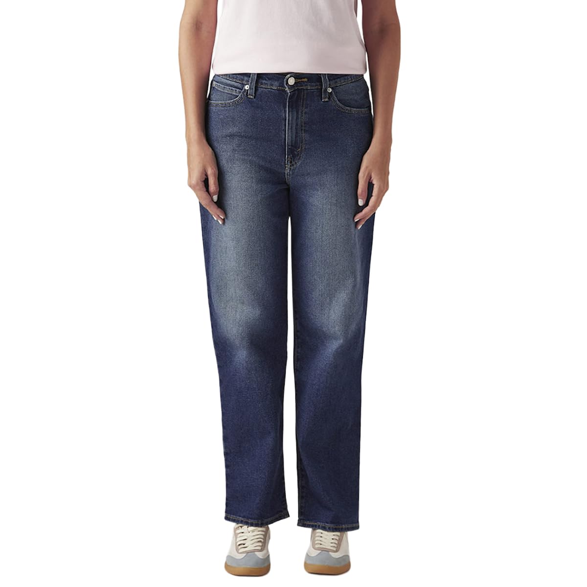 levi's Women's Dark Indigo Loose Fit Mid-Rise Jeans-picture-40