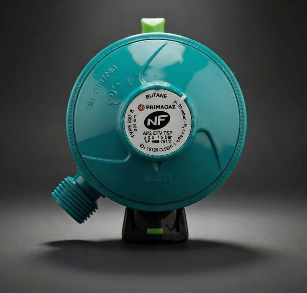 Générique Détendeur Quick-on Butane 28 mbar – Clip Uniquement – Non Compatible Cube/Viséo/Propane – Compatible Twiny (Primagaz), Elfi (Butagaz), Malice & Calypso (Antargaz)