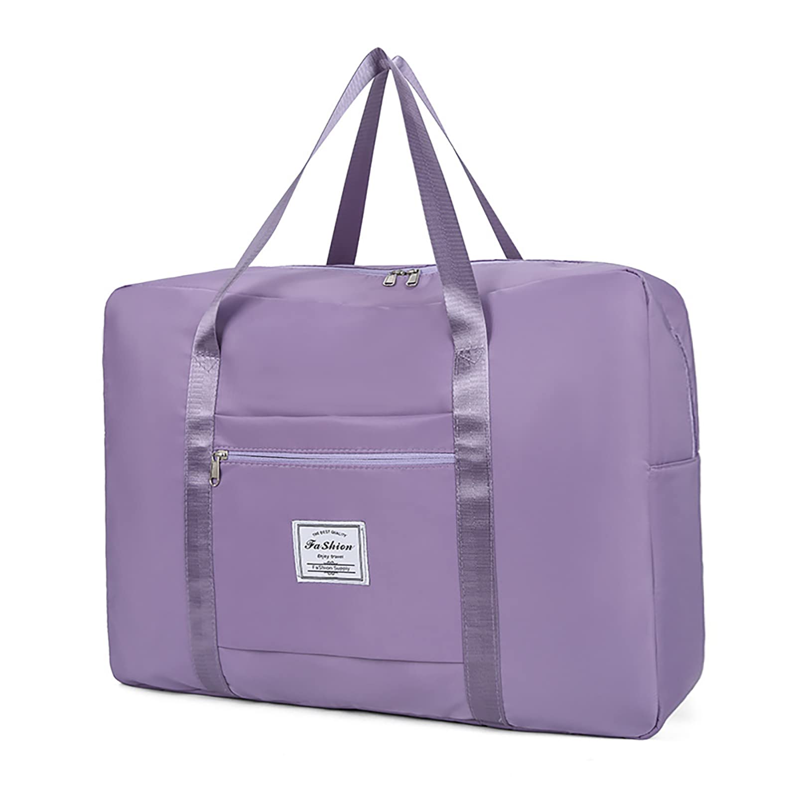 IMCUZUR Purple Travel Duffel Bag, Spirit/Frontier Personal Item, 17x13x6 Inches, Water-Resistant, Durable