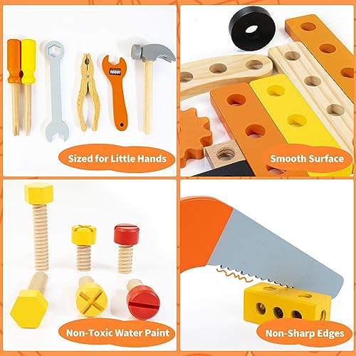 Kidwill TS03 Wooden Tool Bench For Kids thumb #6