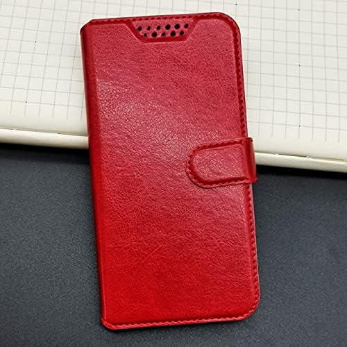 Flip Cases - For MicroMÁX Q4260 Q480 Q351 Q385 Q413 Q379 AQ5001 E481 Q338 A107 Q392 Wallet Case New Flip Protective Phone Cover (031 Réd MícroMÁX Q379)