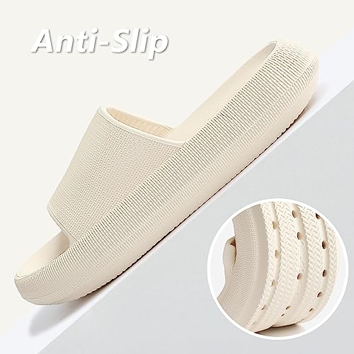 Menore Slippers for Women and Men Quick Drying, Parent-Child EVA Open Toe Soft Slippers, Non-Slip Soft Shower Spa Bath Pool Gym Beach House Sandals for Indoor & Outdoor - Thumbnail 5