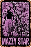 Mazzy Star // Sandoval Poster 12' X 8' Vintage Metal Tin Sign Home Decor Garage Man Cave Wall Art