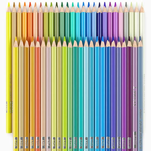 Arteza Pastel Colored Pencils For Adult Coloring, Set Of 50 Drawing Pencils, Triangular Grip, Pre-Sharpened Pencil Set, Professional Art Supplies For Artists For Sketching And Illustrating #TOP7