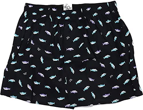 Amazon バンタン サメ シャーク 柄トランクス かわいい トランクス 下着 前あき 綿100 トランクス 通販