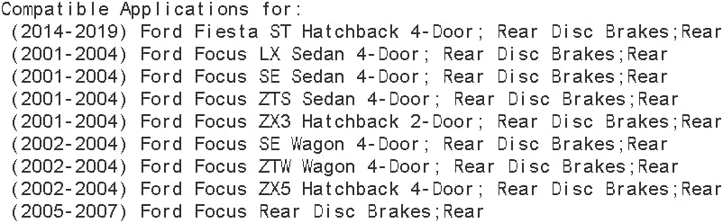 Miniatura 6 de R1 Concepts Kit de frenos y rotores traseros  Pastillas de freno traseras Rotores y pastillas de freno  Pastillas y rotores de freno Optimum OEp