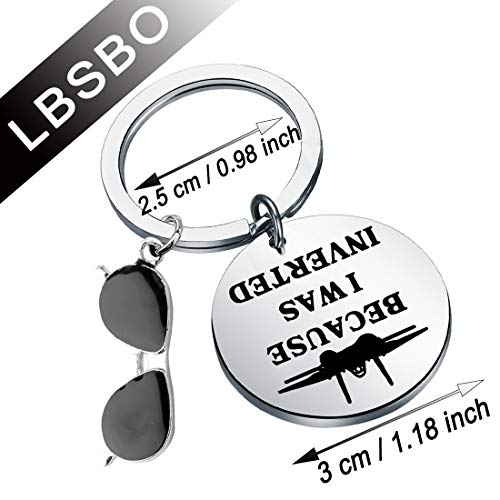 Porte-clés Pilot Gift Flight Crew 3.0 le cadeau gris idéal avec message Reverse - 2
