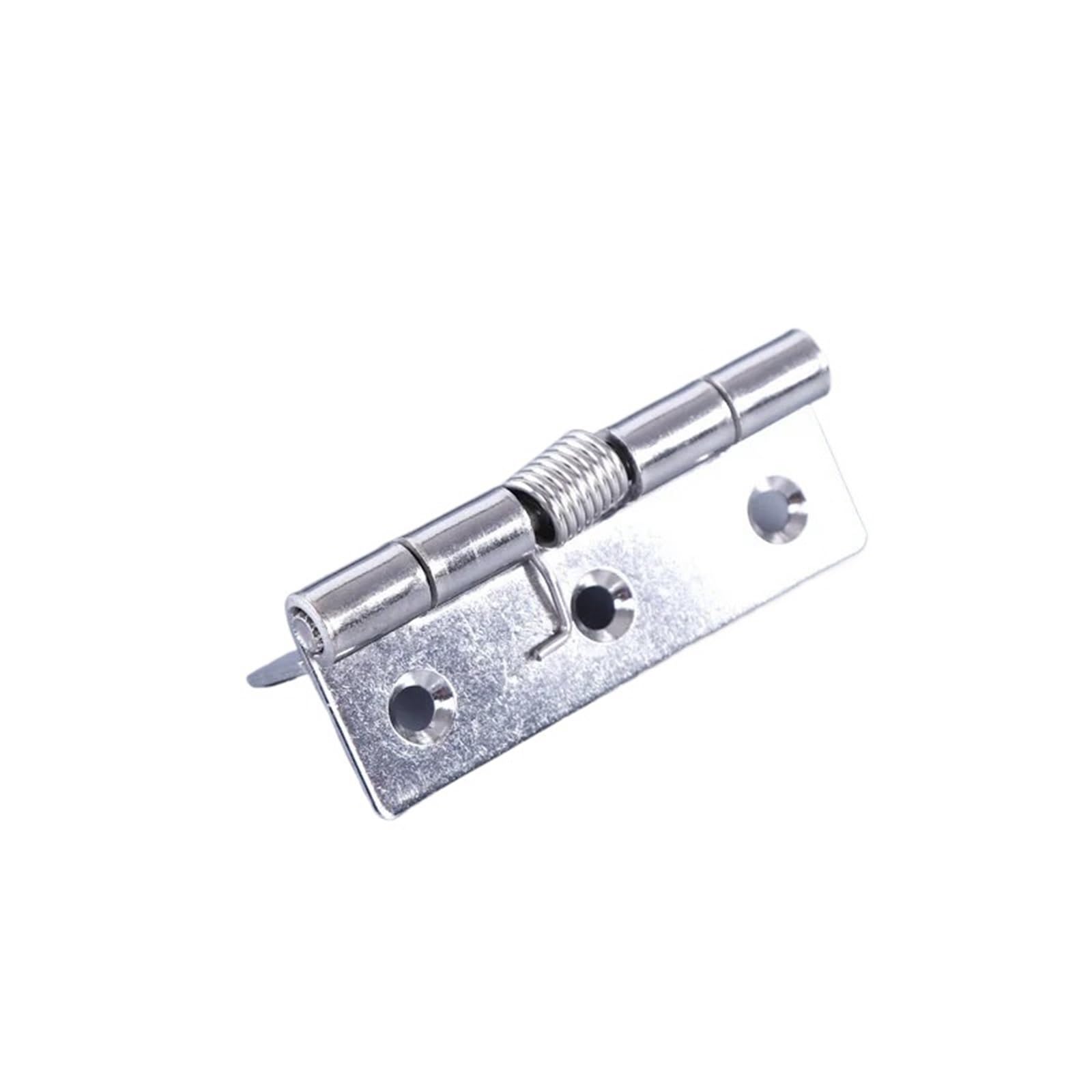 8pcs Stainless Steel Spring Hinge Automatic Door Closing Industrial for Gates(2.5 inch)