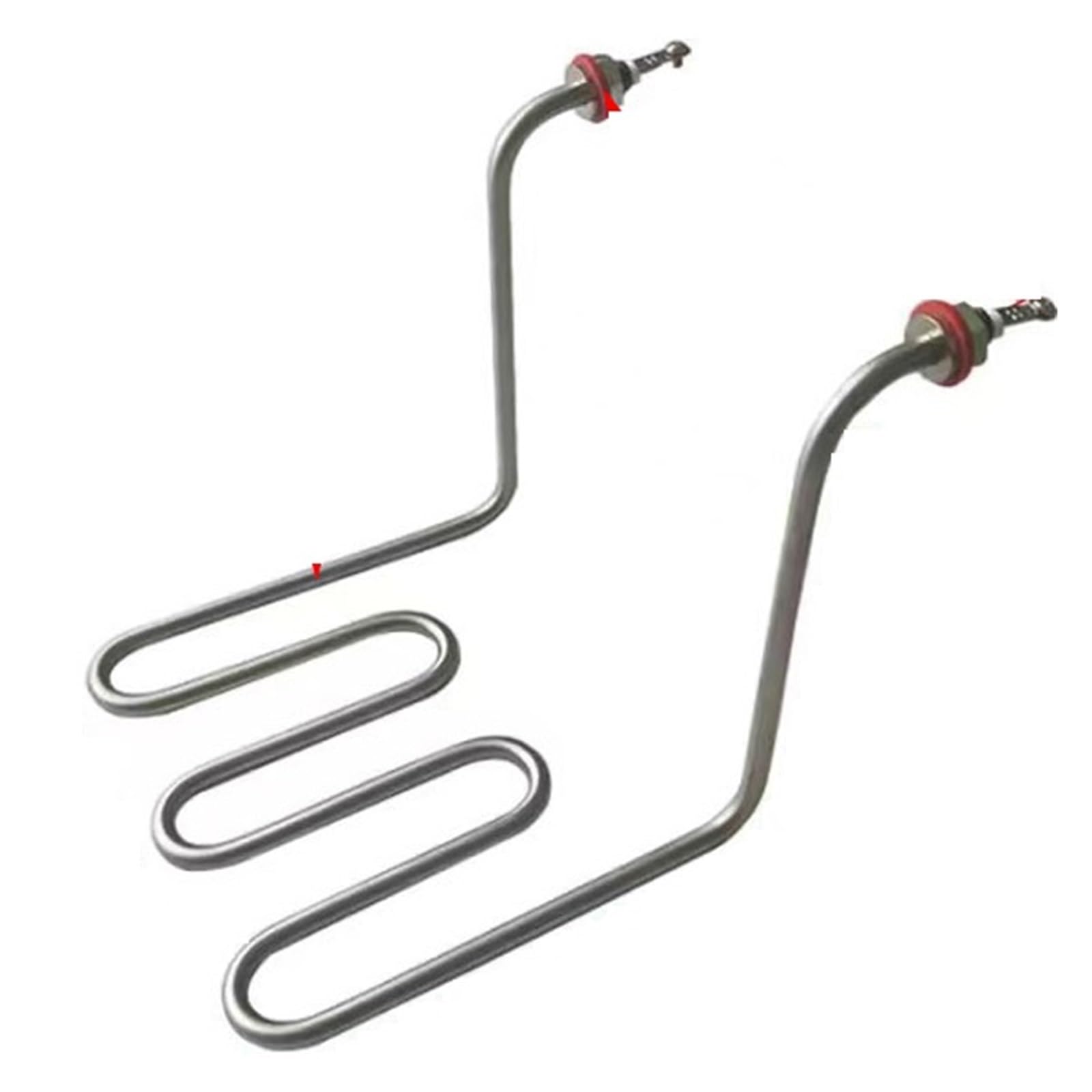 Elemento Calefactor For Freidora SUS304, Calentador Eléctrico De Inmersión En Agua, Tubular Ebullición Aceite For Patatas Fritas/pollo, 2,5 Kw/4, Kw Rendimiento De Calentamiento RáPido(B 2.5KW)