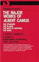 The Major Works of Albert Camus (Monarch Notes) 0671005529 Book Cover