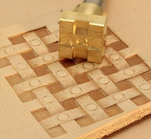 Leather Stamp Tool Working Carving Punches Tools Craft Saddle Brass #184L