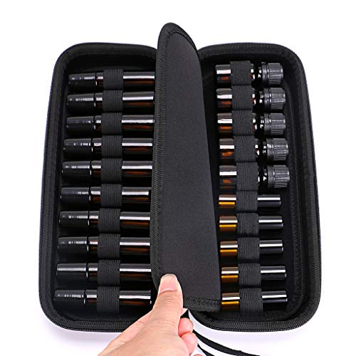 Porta aceites esenciales BTSKY de EVA, estuche impermeable de transporte para 20 botellas 4