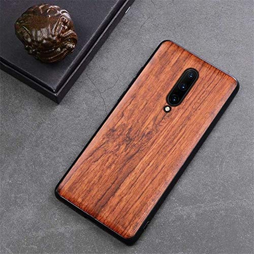 Xinhuang OnePlus 7 Pro Case Boogic Original Wood Real Wood Funda OnePlus 7 Coque arrière en TPU antichoc pour téléphone One Plus 7 Pro