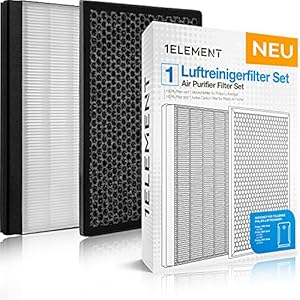 [NEU] 2er Filter-Set für Philips Luftreiniger [AC2882, AC2887, AC2889 & AC3829] – 1 HEPA-Filter und 1 Aktivkohlefilter [Ersetzt FY2422 & FY2420]