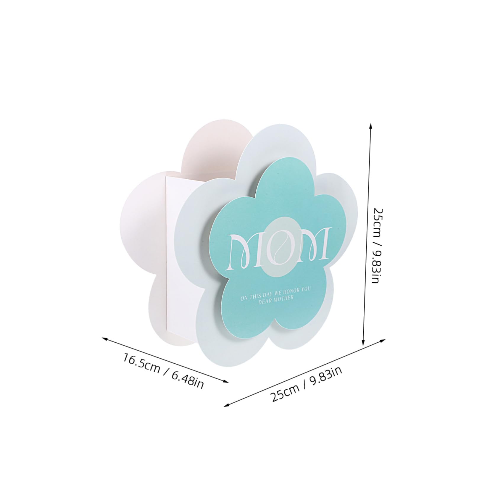 MOLUCKFU 3pcs Floral Paper Bags Multi-functional Handheld Present Storage Pouches for Mother Day Decorative Bouquet Wrapping Bags Reusable Present Packaging Portable Present Box