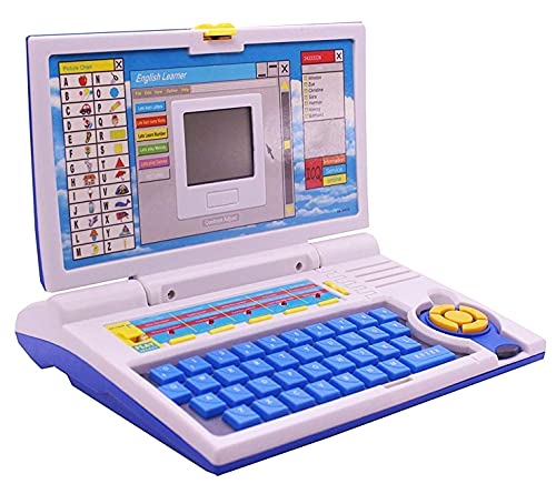 Image of English Learner Laptop for Kids with 20 Activites for Learn & Play, Laptop for Kids with LED Display, Educational Learning Laptop Toy with Mouse, Made in India Laptop Toy (English Learner Laptop)