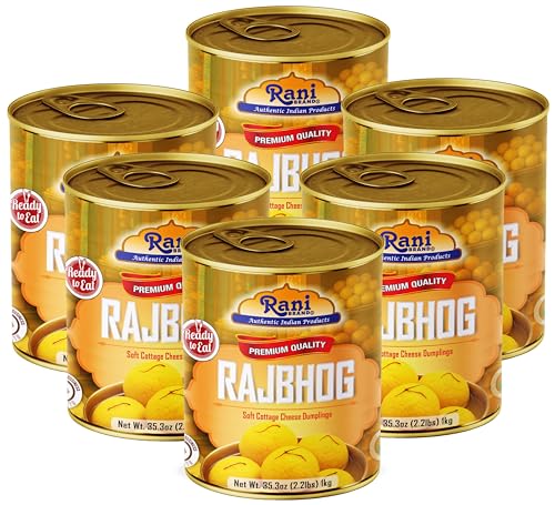 Rani Rajbhog (Soft Cottage Cheese Dumplings) 35.3oz (2.2lbs) 1kg, Pack