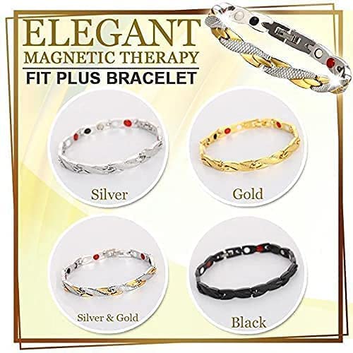Longluan Imagineitem Magnetic Lymph Detox Bracelet - Lymph Drainage Magnetic Bracelet - Adjustable Elegant Titanium Magnetic Therapy Bracelet For Pain Relief, Anti Swelling (Multicolored) #TOP6