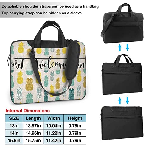 Bolso maletín para laptop unisex negro 13 pulgadas miniatura 3