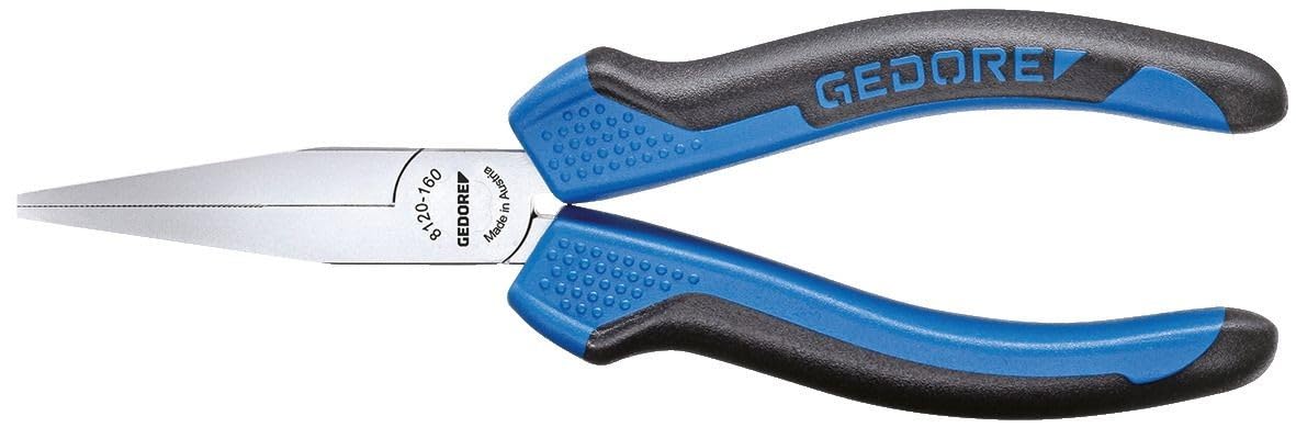 Gedore Black,Blue 8120 – 160 Jc Flat Nose Pliers 160 Mm