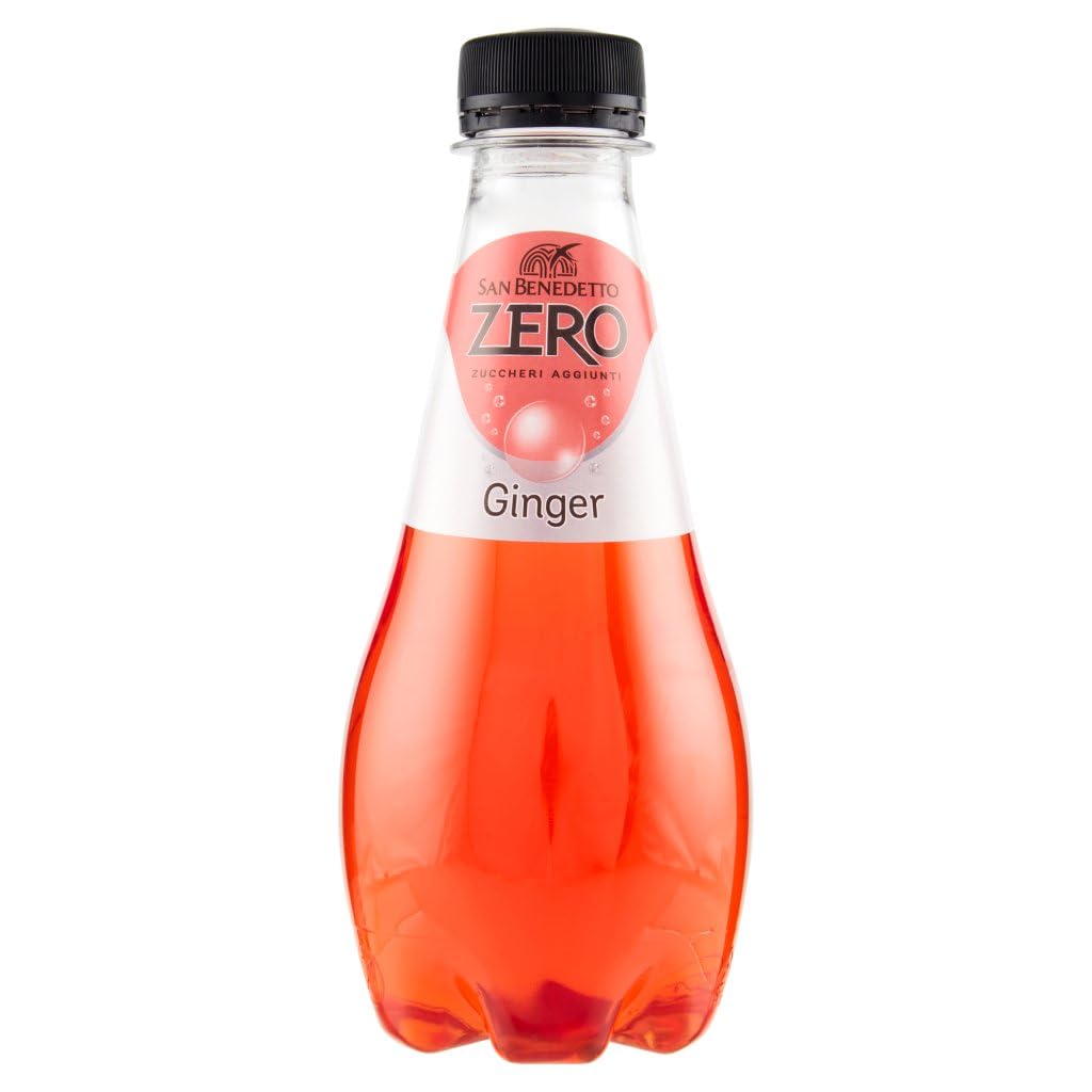 San Benedetto Ginger Zero PET, 24x 0,25l + Kostenlose Italian Gourmet Polpa 400g