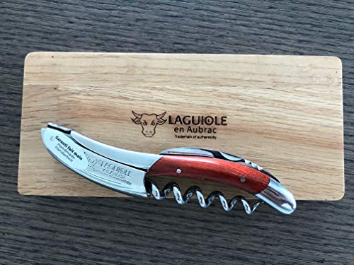 Laguiole en Aubrac Sommelier Waiters Corkscrew Red Heart Handle
