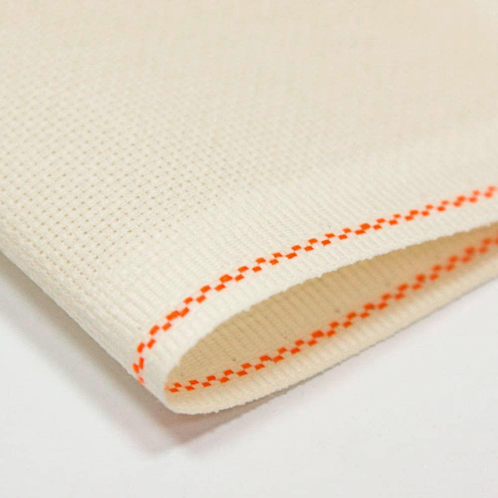 Luca-S Beige (264) Zweigart Aida 18 Count Cross Stitch Fabric – 19.7" X 19.7", 100% Cotton Embroidery Cloth For Needlework & Crafts