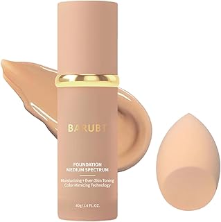 4 in 1 Color Changing foundation Liquid - Moisturizing Full Coverage Concealer, Medium Spectrum Foundation MakeUp Cream Moisturizing Nourishing,Waterproof & Sweatproof, Suitable for All Skin Types