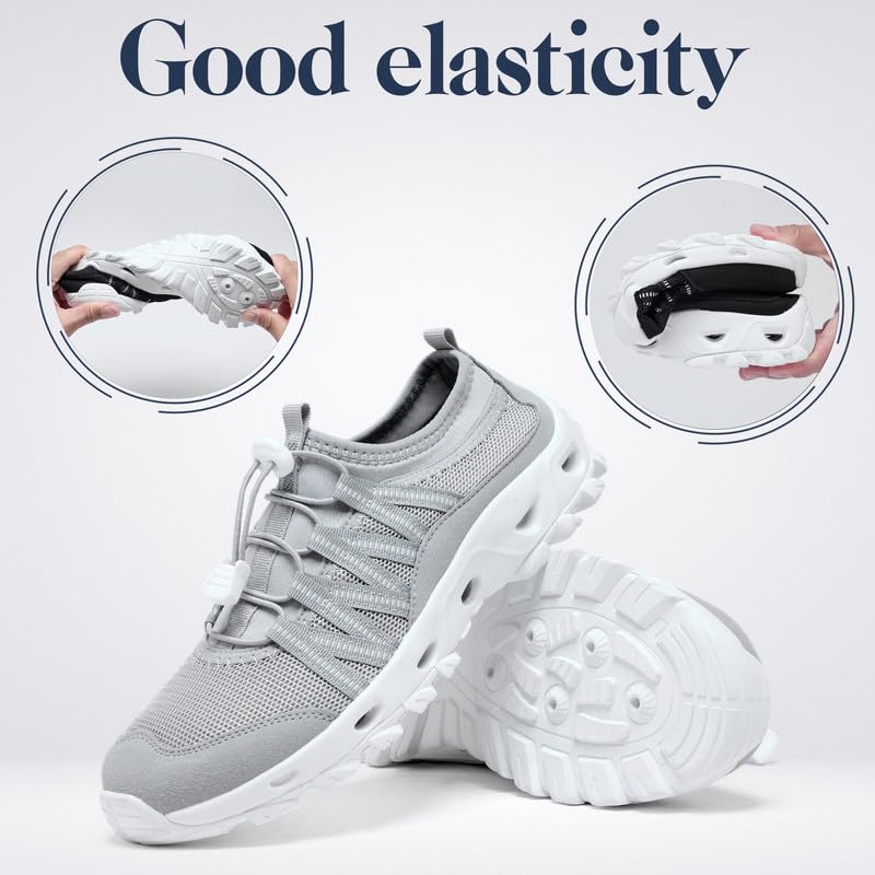Image of SOBASO Water Shoes Quick Dry Lightweight Swim Shoes for Men Ideal Hiking Water Shoes Fishing Shoes River Shoes Beach Shoes Men Durable Comfortable Design