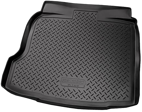 Recambo Gummi Kofferraumwanne Premium passend für Opel Vectra C, Stufenheck, Fließheck | BJ 2002-2008 | passgenau mit Rand