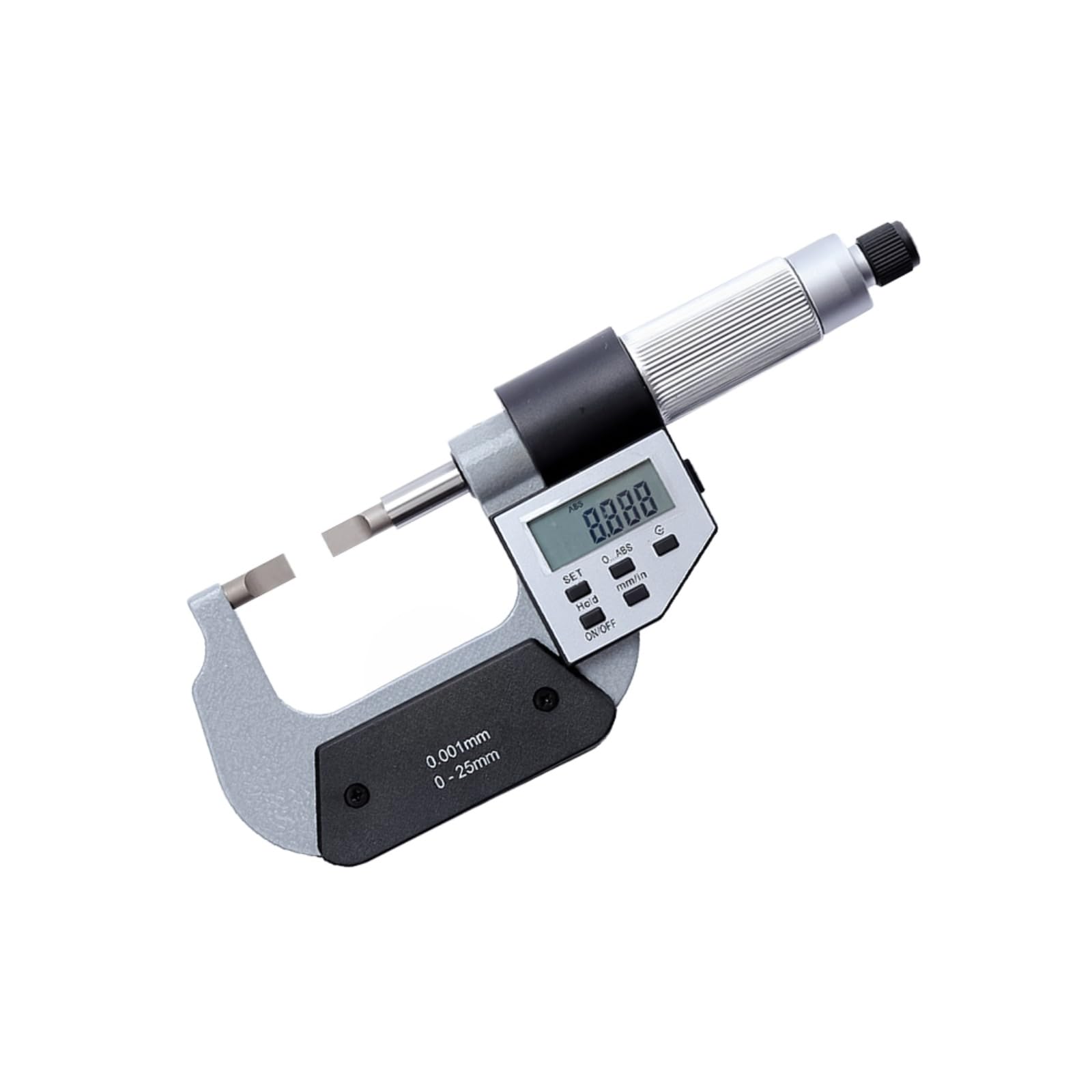 Micrómetro exterior digital, 125-150 mm, Puntas de cuchilla(50-75mm A 0.75 Thickness)