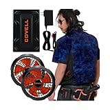 【2025最強爆風 32V超高出力 体感-15℃】 空調冷風服 最強半袖冷風服 ファン付きベスト ファンバッテリーセット 2.8H急速満充電/ 26段階調整/ 7~32V/ 日本製ブラシレス/ IP45防水/ 作業服 公式通販