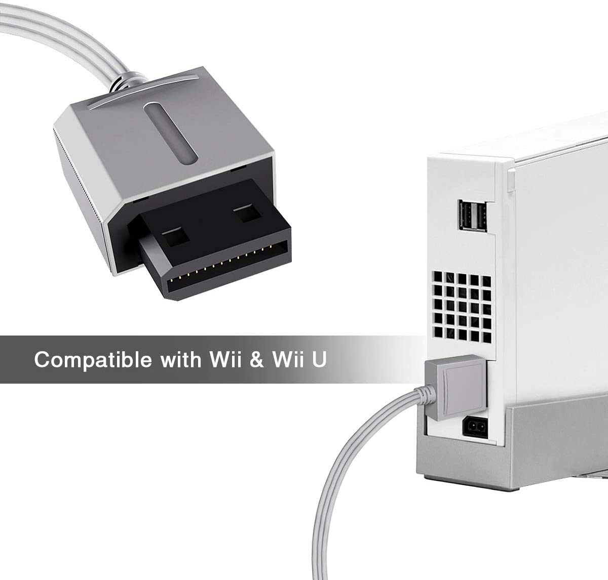 Kabel Wii AV, 6amLifestyle 1,8 m kompozytowy kabel audio