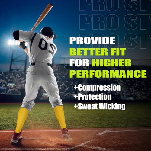 Valcatch Scrunch Football Socks for Men & Women Extra Long Padded Athletic Socks Knee High Stocking Soccer Baseball Socks2