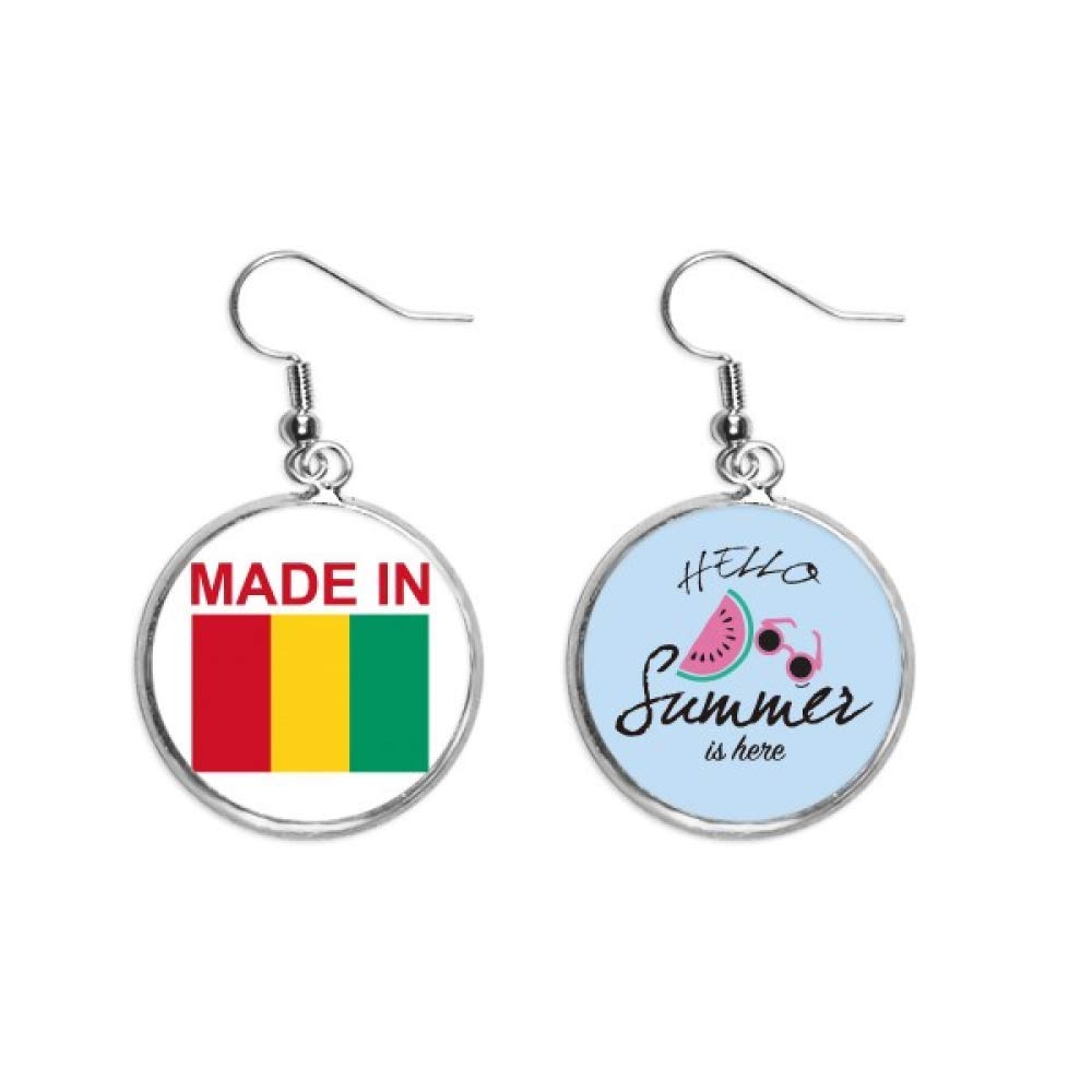 Pendientes de sandía de En Guinea para el lóbulo en verano 5