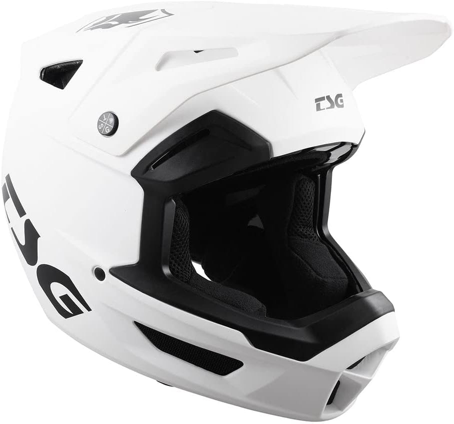 TSG Sentinel Fullface Downhill Mountain Bike Helmet, Black, ABS Outershell, Full Frame EPS Protection, PC Laminated EPS Chinbar, 12 Vents, Wide Eyeports, Precision Visor, Removable Liners & Cheek Pads