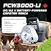 Portable Winch PCW3000-Li-A Battery-Powered Capstan Winch with Accessories - 2,200 lbs Pulling Capacity Winch, Lithium-Ion 80/82 V Batteries Powered, for Hunting, Logging, and Towing