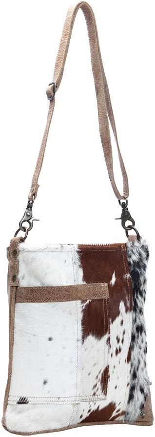 Myra Bag Stripes Cowhide Shoulder Bag S-1165
