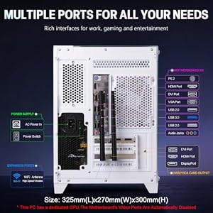 Prebuilt Gaming PC Desktop, Core i7 up to 3.9 GHz, RTX 3050 8G GDDR6 — photo 5 of 6
