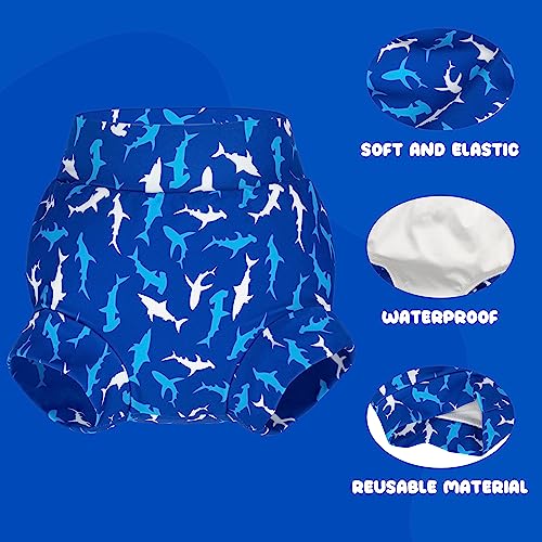 Image of BIG ELEPHANT Baby Swim Diapers 3-Pack, Reusable Swimming Diapers